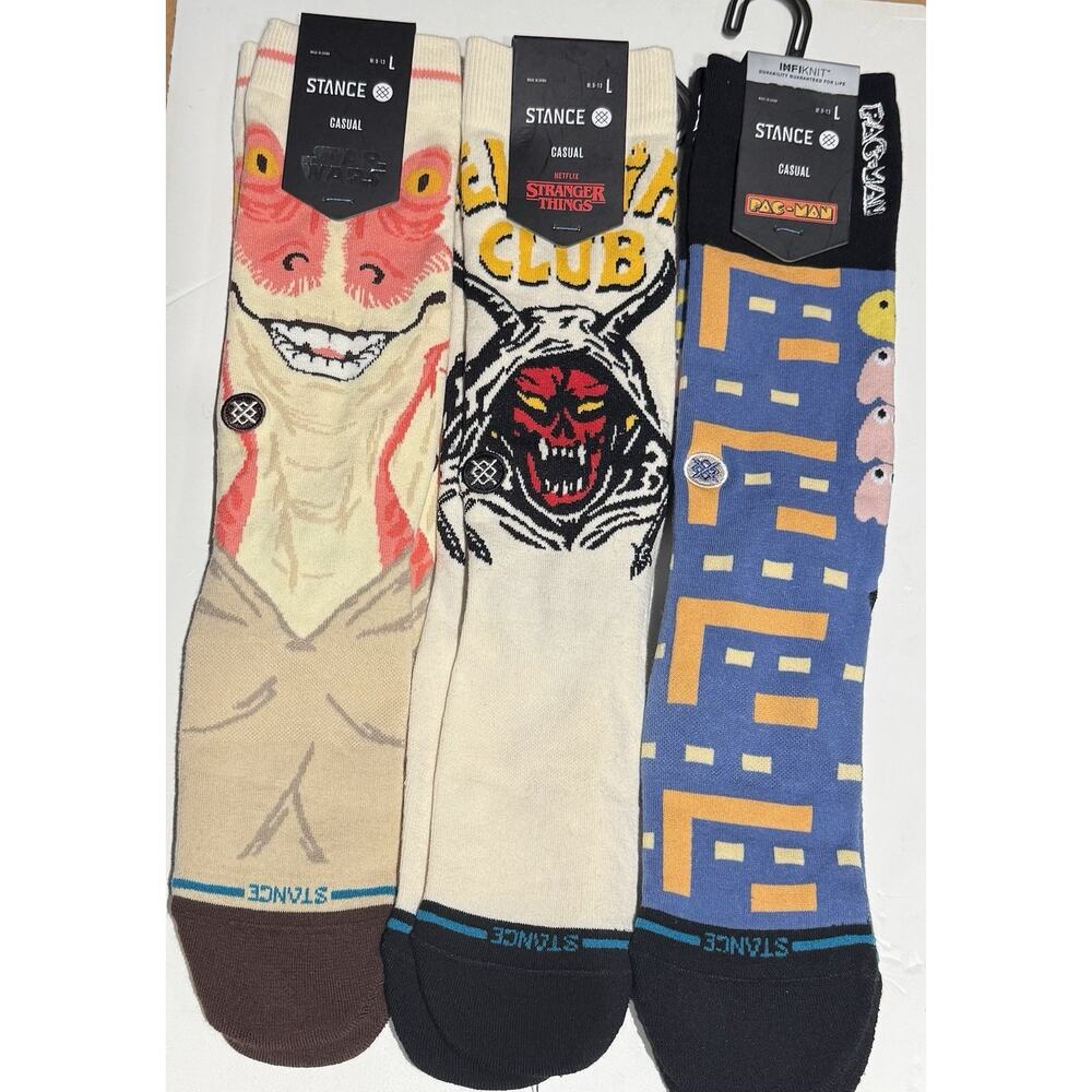 stance socks 3 pack large Men
